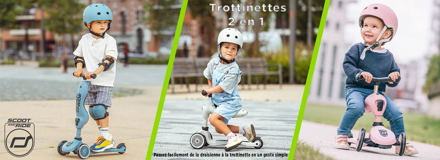 trottinettes 2 en 1-scoot and ride 